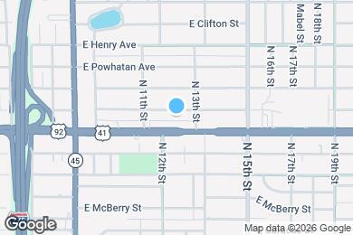 Map image of the property - 1219 E Mohawk Ave