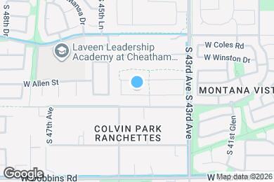 Map image of the property - 4436 W Samantha Way