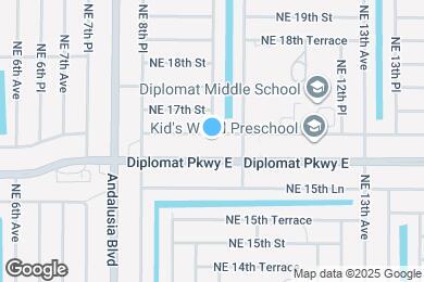 Map image of the property - 930 NE 16th Terrace