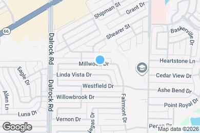 Map image of the property - 9022 Millwood Dr