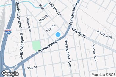 Map image of the property - 1315 Poindexter St