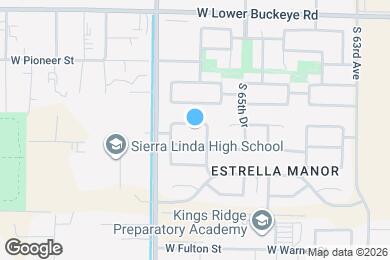 Map image of the property - 6613 W Miami St