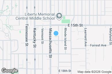 Map image of the property - 1537 New Hampshire St