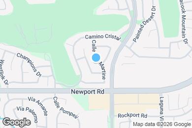 Map image of the property - 29845 Calle San Martine