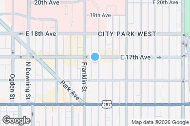 Map image of the property - 1663 Gilpin St