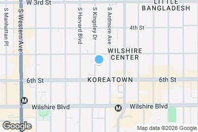 Map image of the property - Kingsley Apartments