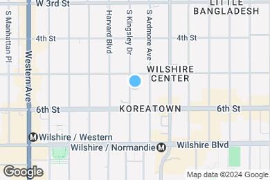 Map image of the property - Spacious Apartment in Koreatown