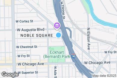 Map image of the property - 1335 W Walton St