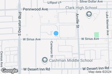 Map image of the property - Cameron Apartments