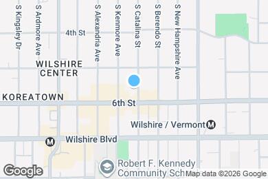 Map image of the property - 537 S Catalina St