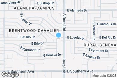 Map image of the property - 745 E Loyola Dr