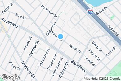 Map image of the property - 74 Heath St