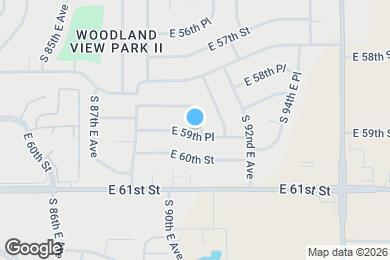 Map image of the property - 5926 S 90th E Ave