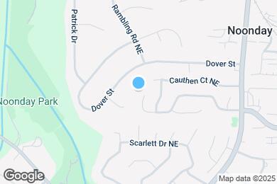 Map image of the property - 850 Highland Terrace NE