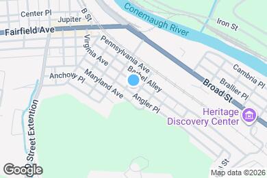 Map image of the property - 1209 Virginia Ave