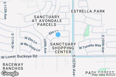 Map image of the property - 10791 W Rio Vista Ln