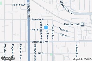 Map image of the property - 5861 Marshall Ave