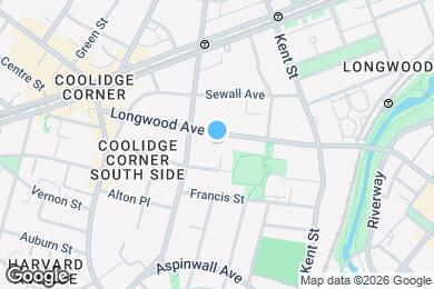 Map image of the property - 95 Longwood Ave