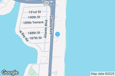Map image of the property - 18695 Collins Ave