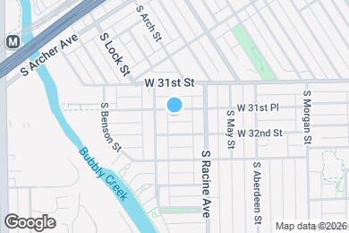 Map image of the property - 1237 W 31st Pl