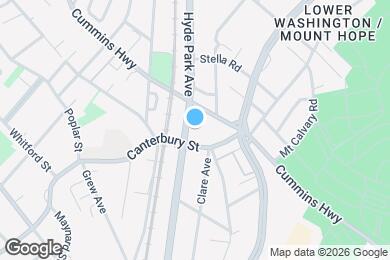Map image of the property - 624 Hyde Park Ave