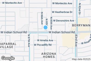 Map image of the property - 4102 N 85th Dr