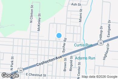 Map image of the property - 605 E Pleasant St