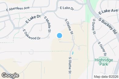 Map image of the property - 6191 S Olathe St