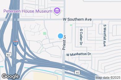 Map image of the property - 1404 W La Jolla Dr