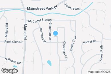 Map image of the property - 1006 Chapman Cir