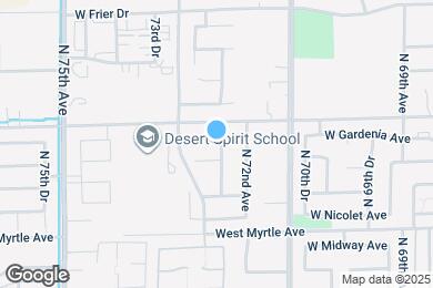 Map image of the property - 7253 W Gardenia Ave