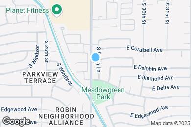 Map image of the property - 664 S Robin Ln
