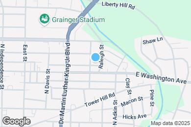 Map image of the property - 708 Harvey St