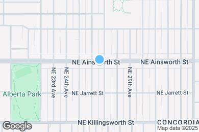 Map image of the property - 2628 Northeast Ainsworth Street