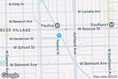 Map image of the property - 3323 N Paulina St