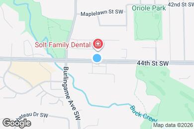 Map image of the property - Woodcreek Apartments