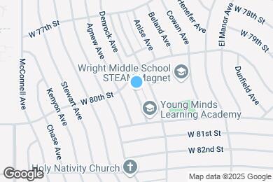 Map image of the property - 8014 Denrock Ave