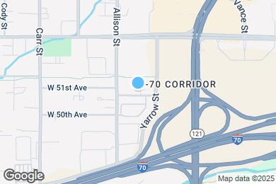 Map image of the property - 7881 W 51st Ave