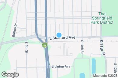 Map image of the property - 716 E Stanford Ave