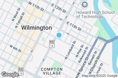 Map image of the property - 305 E 9th St
