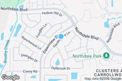 Map image of the property - 15707 GardenSide Ln