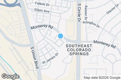 Map image of the property - 2475 Saint Paul Dr