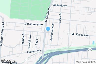 Map image of the property - 498 Clarendon St