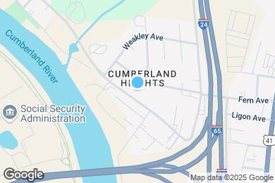 Map image of the property - 1317 Baptist World Center Dr