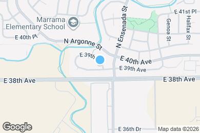 Map image of the property - 19277 E 39th Ave