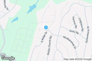Map image of the property - 2800 South Ridge Dr