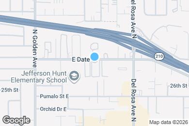 Map image of the property - Date Palms Apartments