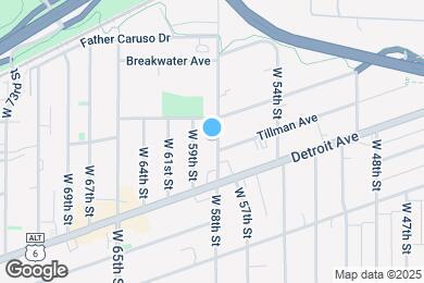 Map image of the property - 1352 W 58th St