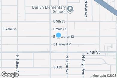 Map image of the property - 734 E Princeton St