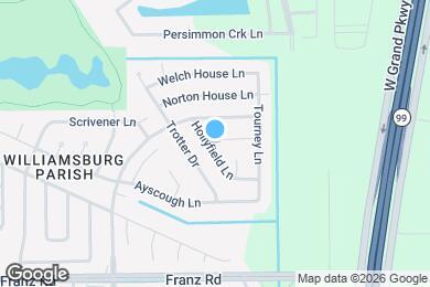 Map image of the property - 2306 Hollyfield Ln